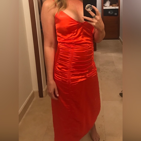 Helmut Lang Red Dress - Picture 2 of 5